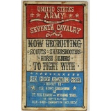 United States Army 7th Cavalry Recruitment Sign