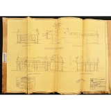 Original Shell Gas Station Set of Blueprints