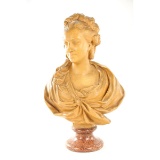 Victorian Life Size Bust of a Beautiful Woman