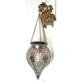 Apothecary, Soda Fountain Lead Glass Hanging Globe