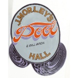 Morley's Pool Hall Sign