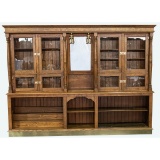 Antique Tobacco Store Ash Back Bar Display Case