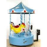 Kiddie Carousel Coin Op Ride