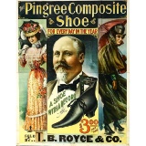 Late 1800s Pingree Composite Shoe Poster