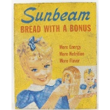 Sunbeam Bread Single Sided Advertising Sign