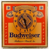 Budweiser Bowling Alley Hanging Clock