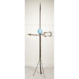 2 Lightening Rods, Glass Ball & Weather Vane