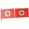 Lot of 2 Small German NSDAP Flags