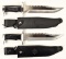 Hibben Survivor Bowie Knives w/Sheaths (2)