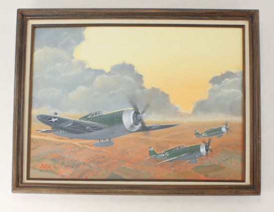 Bob Weiler "Republic P-47D" Painting