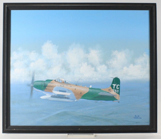 Bob Weiler "A1 Skyraider" Painting