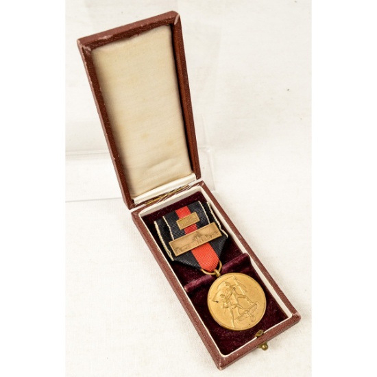 WWII German Catalog Artwork & Cased Medal