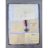 WWII German War Service Medal & Documents