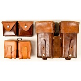 Lot of 3 Leather Ammo Pouches