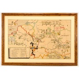 71st Infantry Division WWII Map of Europe