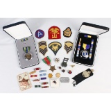 Lot of Military Insignia and Medals