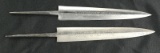 German Unmounted Dagger Blades (2)