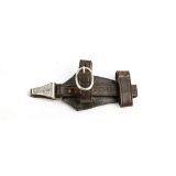 RARE German SA Leather Vertical Dagger Hanger