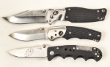 Lot of 3 SOG folding knives