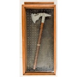 Fantasy Axe in Glass Display Case