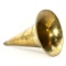 Brass Bell Phonograph Horn