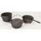 3 Cast Iron Cooking Pots/Pans Vollarth