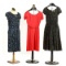 Three 1950's Women's Dresses