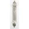 Traditional Art Mezuzah Sterling Silver