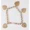 Women's 14k Gold Heart Charm Bracelet