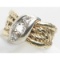 14k Gold and Diamond Ring