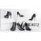 3 Pairs of Women's Heels and Boots, Sz 7