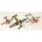 Lot of 3 Hubley Toy Airplanes