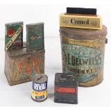 Lot of Advertising Tins & Misc