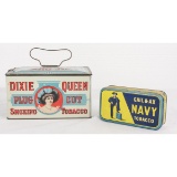 Vintage Dixie Queen and Navy Cut Tobacco Tins