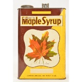 Vintage Pure Maple Syrup One Gallon Tin Can