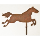 Steel Horse Weather Vane Top