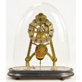 English Skeleton Fusee Clock