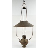 Vintage Hanging Kerosene Lamp