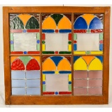 Vintage Stained Glass Window