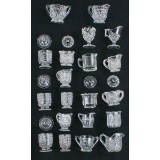Lot of Pressed Glass Pitchers & Cups
