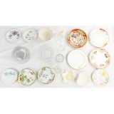 Lot of China Plates & Glass Pieces