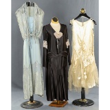 Three 1920's Women's Dresses