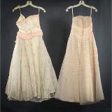 Two 1950's Women's Party Dresses