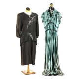 Two 1940's Evening Dresses