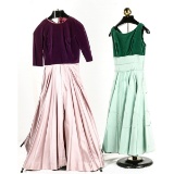 Two 1950's Women's Formal Outfits