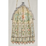 1920-30s Whiting & Davis Enamel Mesh Purse