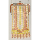 1920-30s Whiting & Davis Enamel Mesh Purse