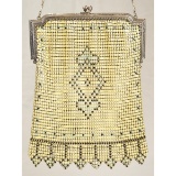 1920-30s Unmarked Enamel Mesh Purse