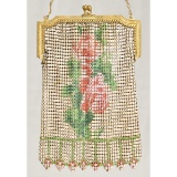 1920-30s Whiting & Davis Enamel Mesh Purse