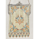 1920-30s Mandalian Enamel Mesh Purse